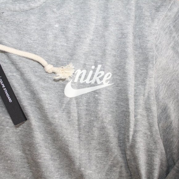 NWT NIKE WOMEN'S PLUS GRAY VINTAGE ZIP UP HOODIE‎ 2X 3X - Picture 4 of 6